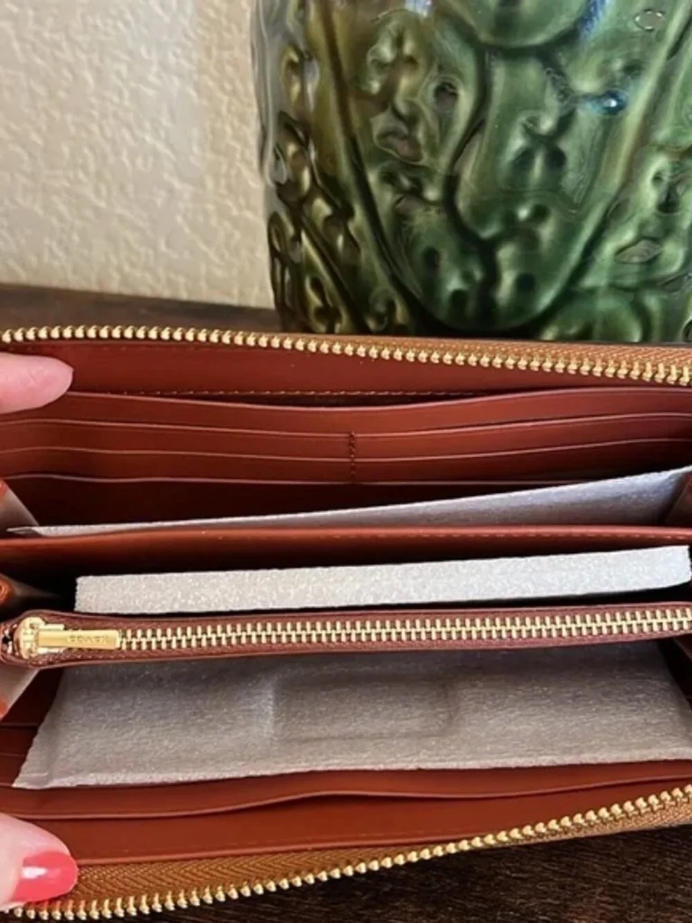 Coach X Peanuts long zip around wallet